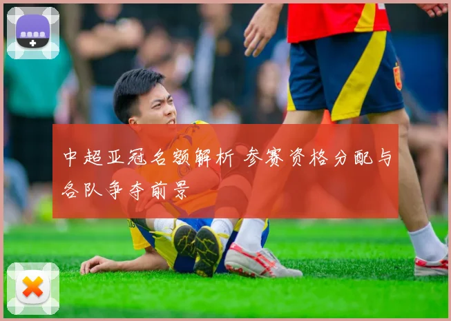 中超亚冠名额解析 参赛资格分配与各队争夺前景